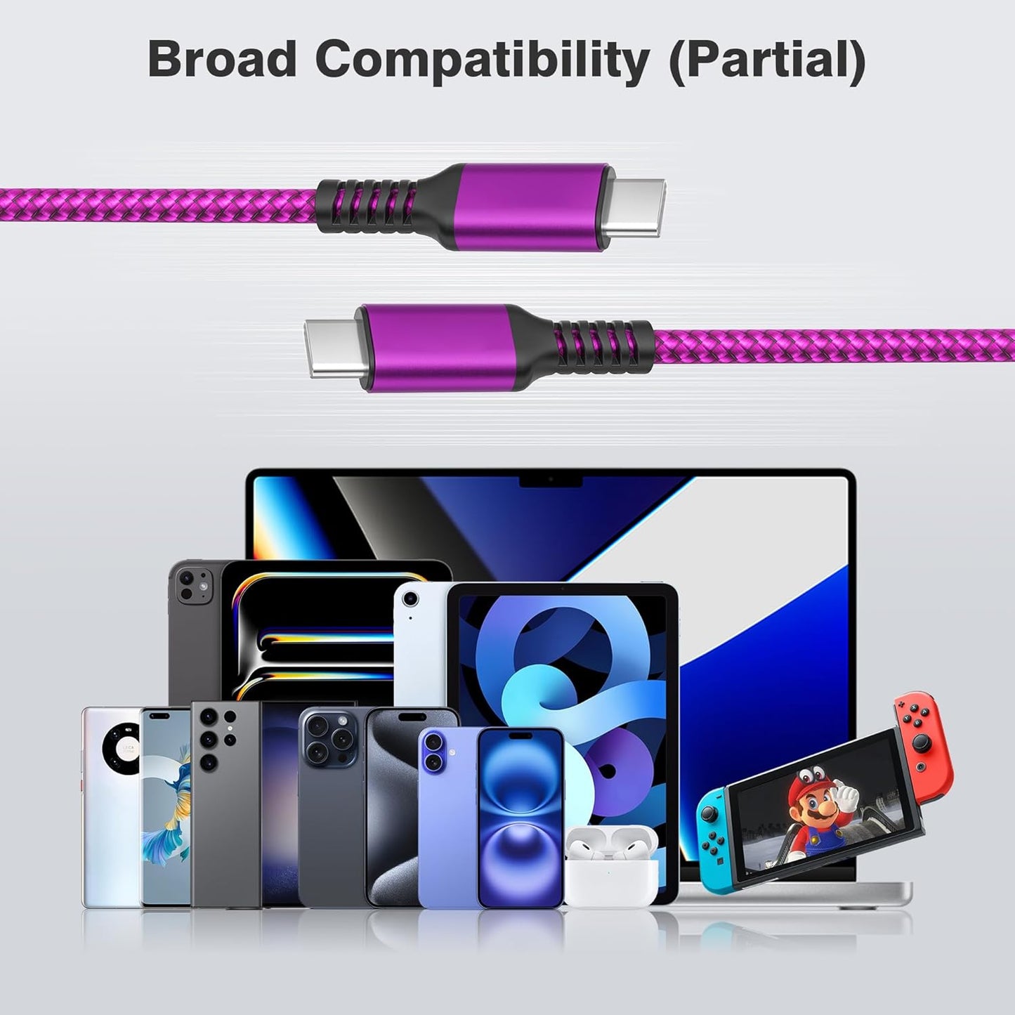 Iphone Air Charging Cord 3.3/6.6/10FT 3Pack