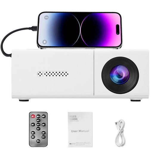 1080P LED Mini Projector with Remote Control 4K