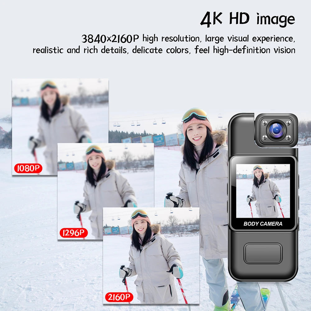 4K Wifi Mini Camera 1080P HD Portable