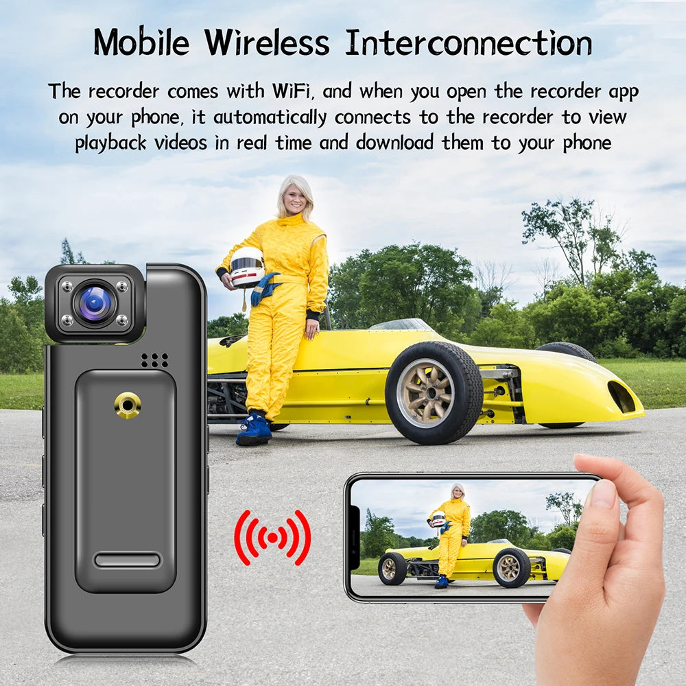 4K Wifi Mini Camera 1080P HD Portable